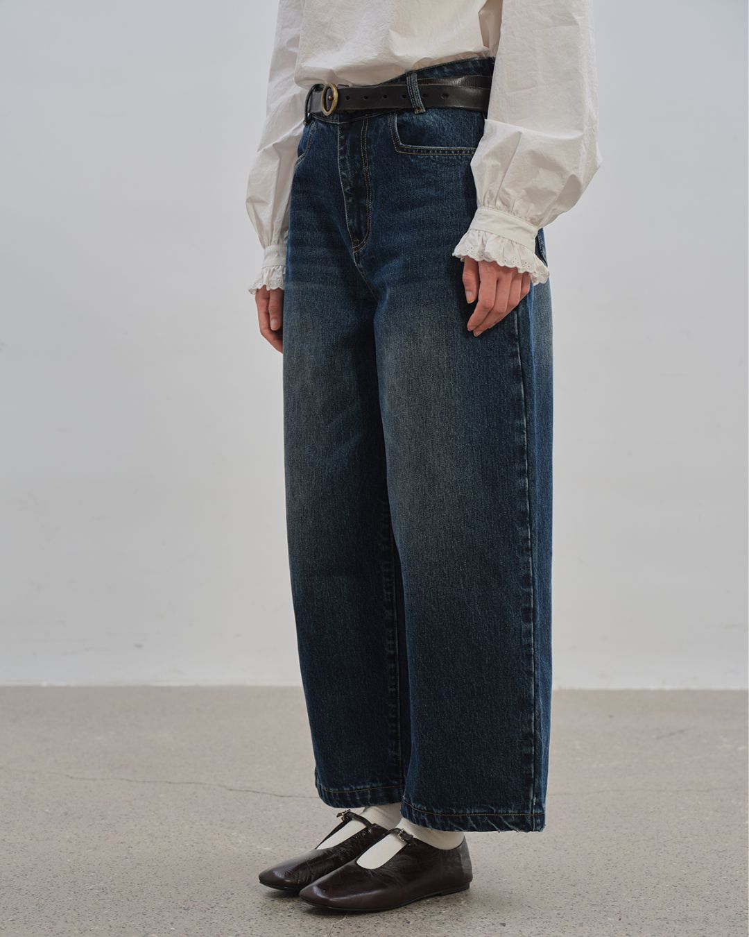 Curved Ankle Denim Pants　DP005
