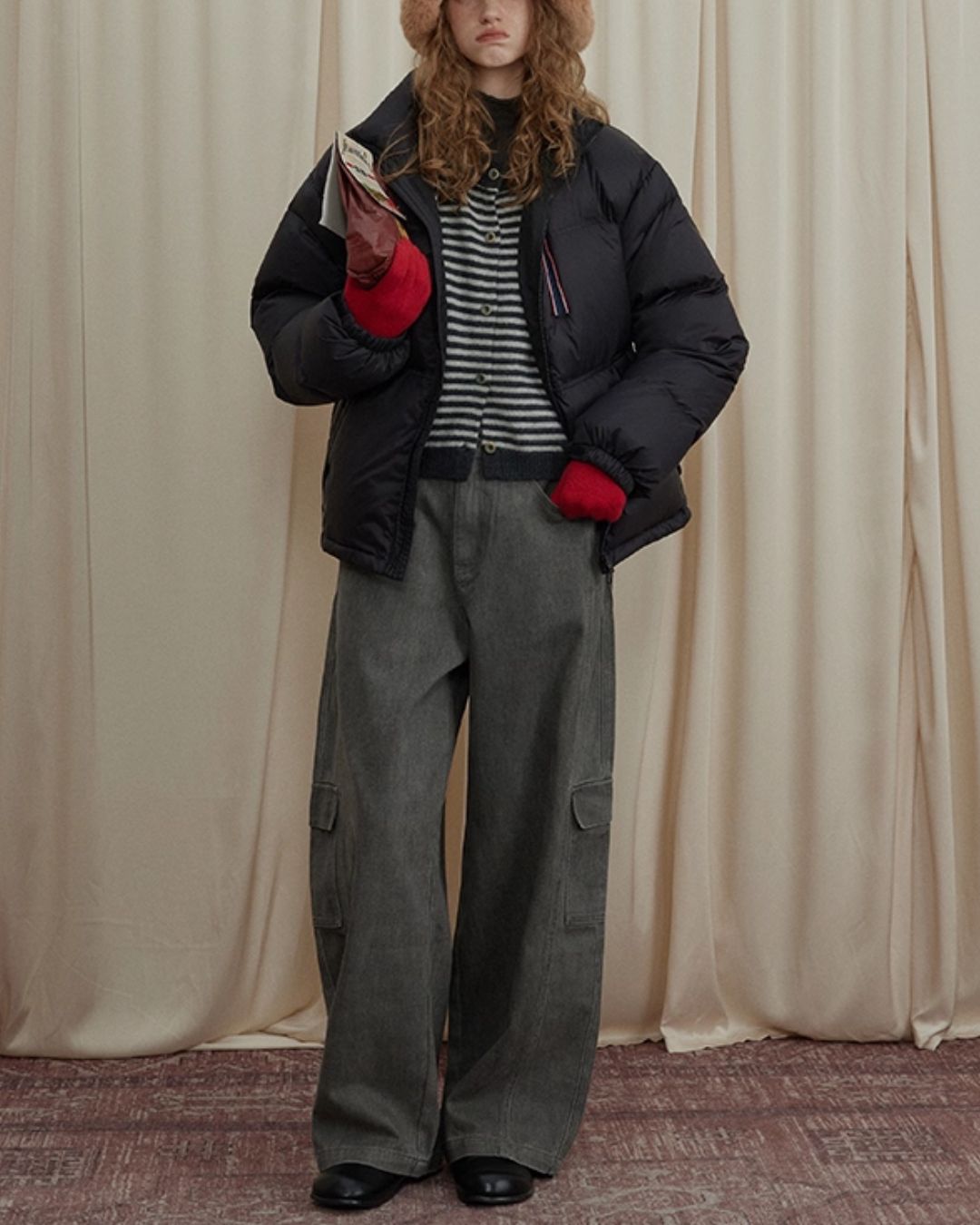 Stand Collar Down Jacket　JK040