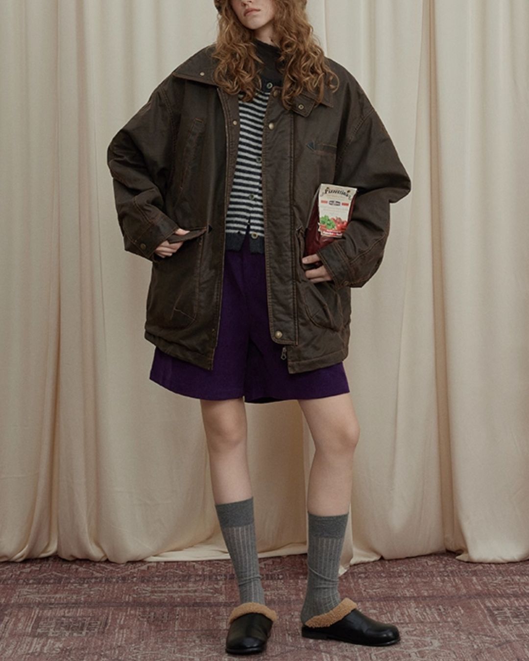 Retro Padded Work Jacket　JK046