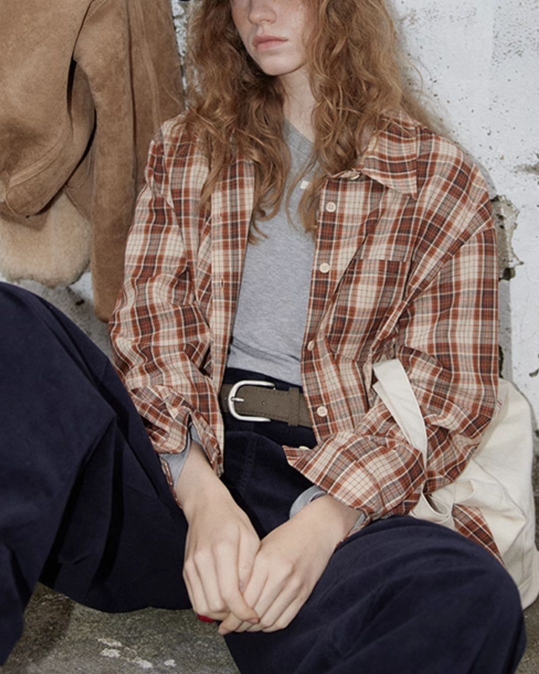 Cotton Check Shirt　LS038