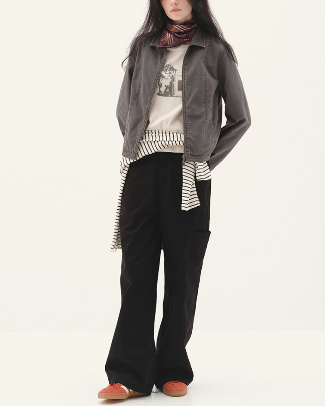 Washed Color Cotton Jacket　JK005