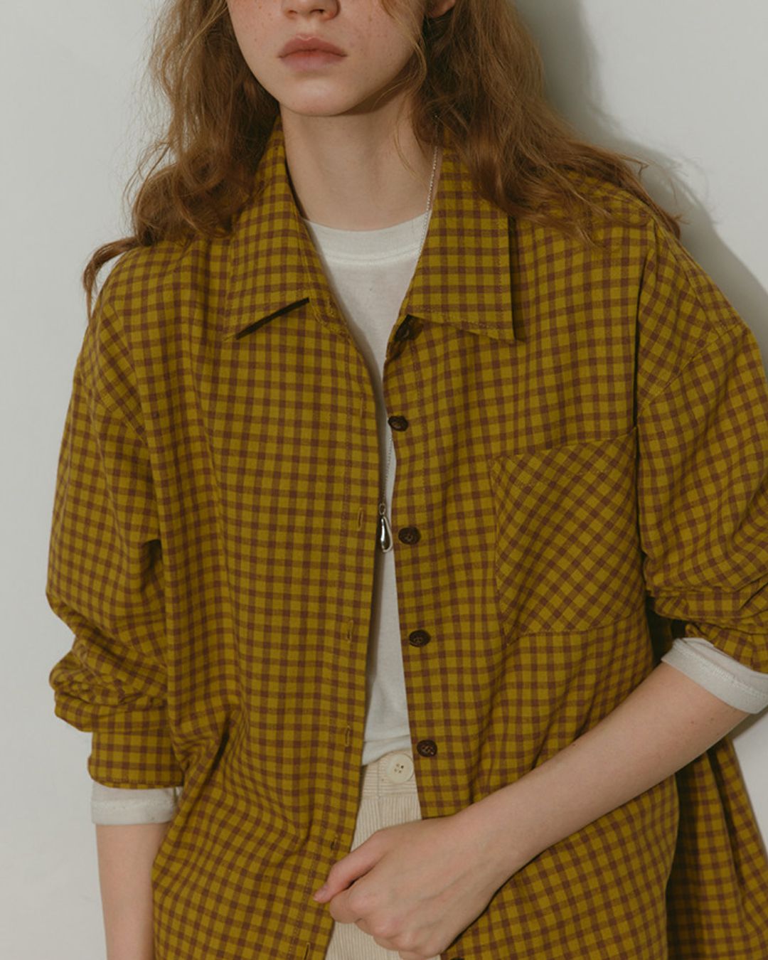 Relaxed Check Shirt　LS046