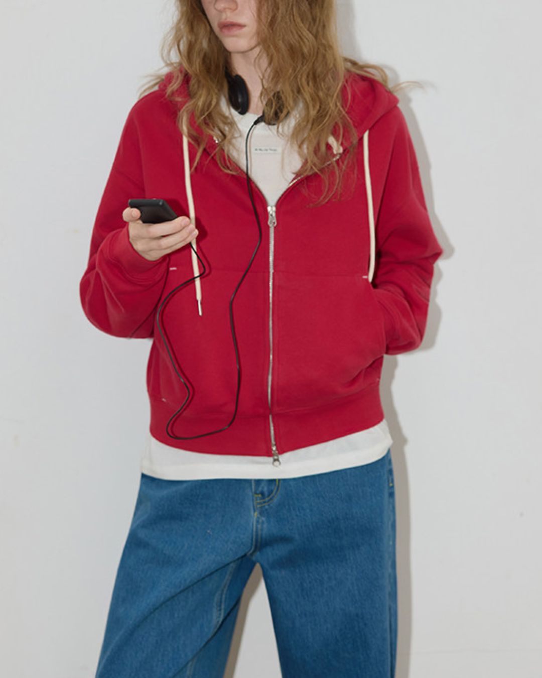 Basic Cotton Brushed Lining Hoodie　HD005