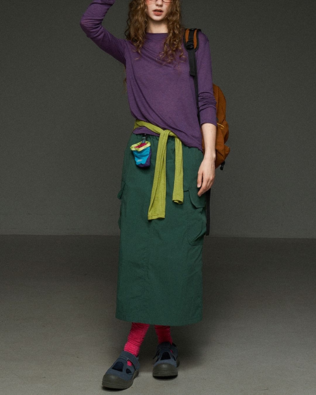 Boat Neck Slim Fit T-shirt　LT012