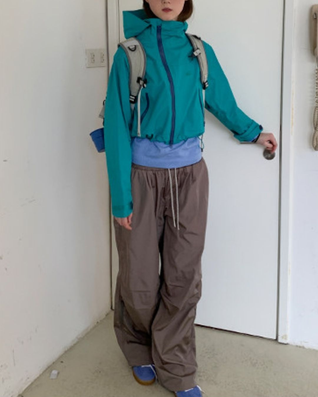 Drawcord Hem Outdoor Pants　PT041