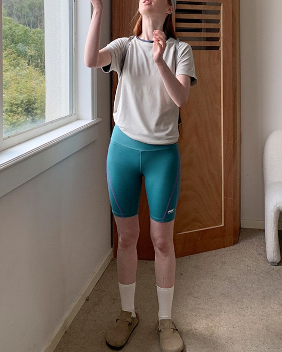 Color Block Fitness Shorts　SP002