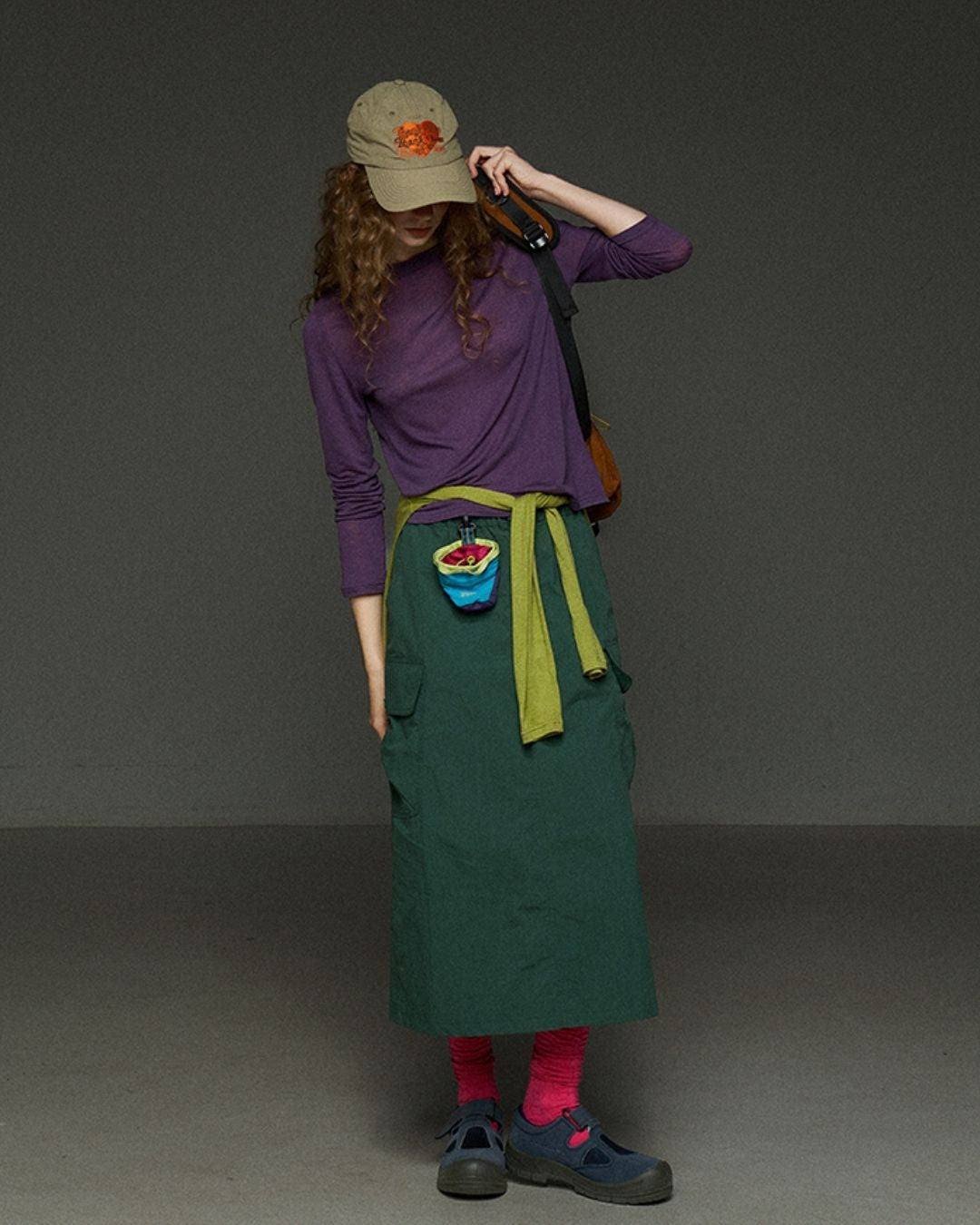 Boat Neck Slim Fit T-shirt　LT012