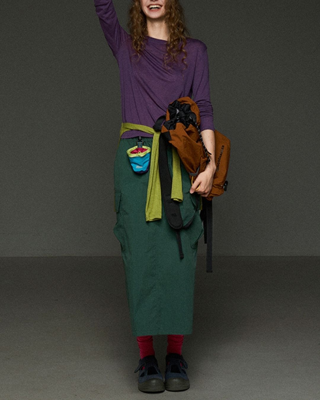 Boat Neck Slim Fit T-shirt　LT012