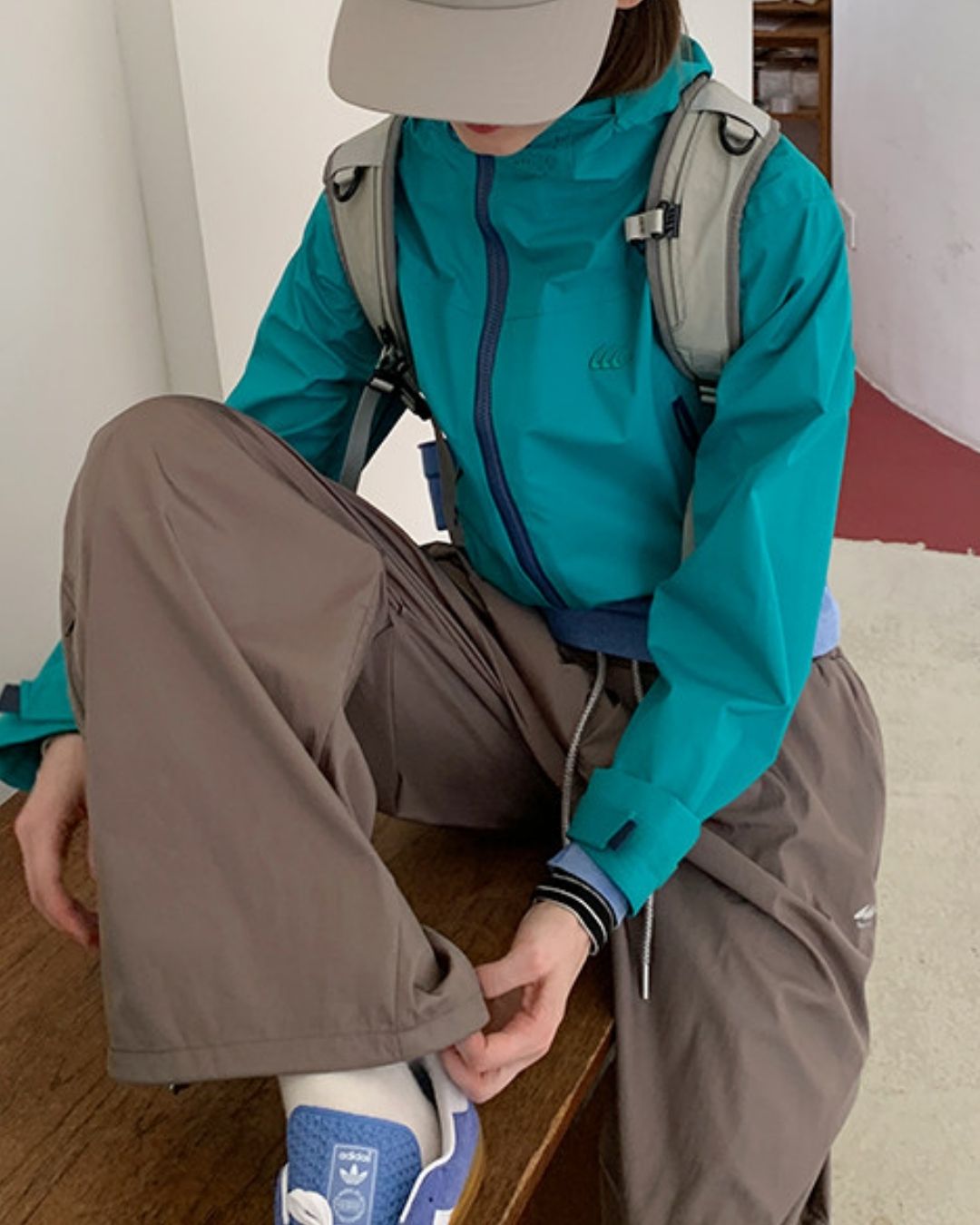 Drawcord Hem Outdoor Pants　PT041