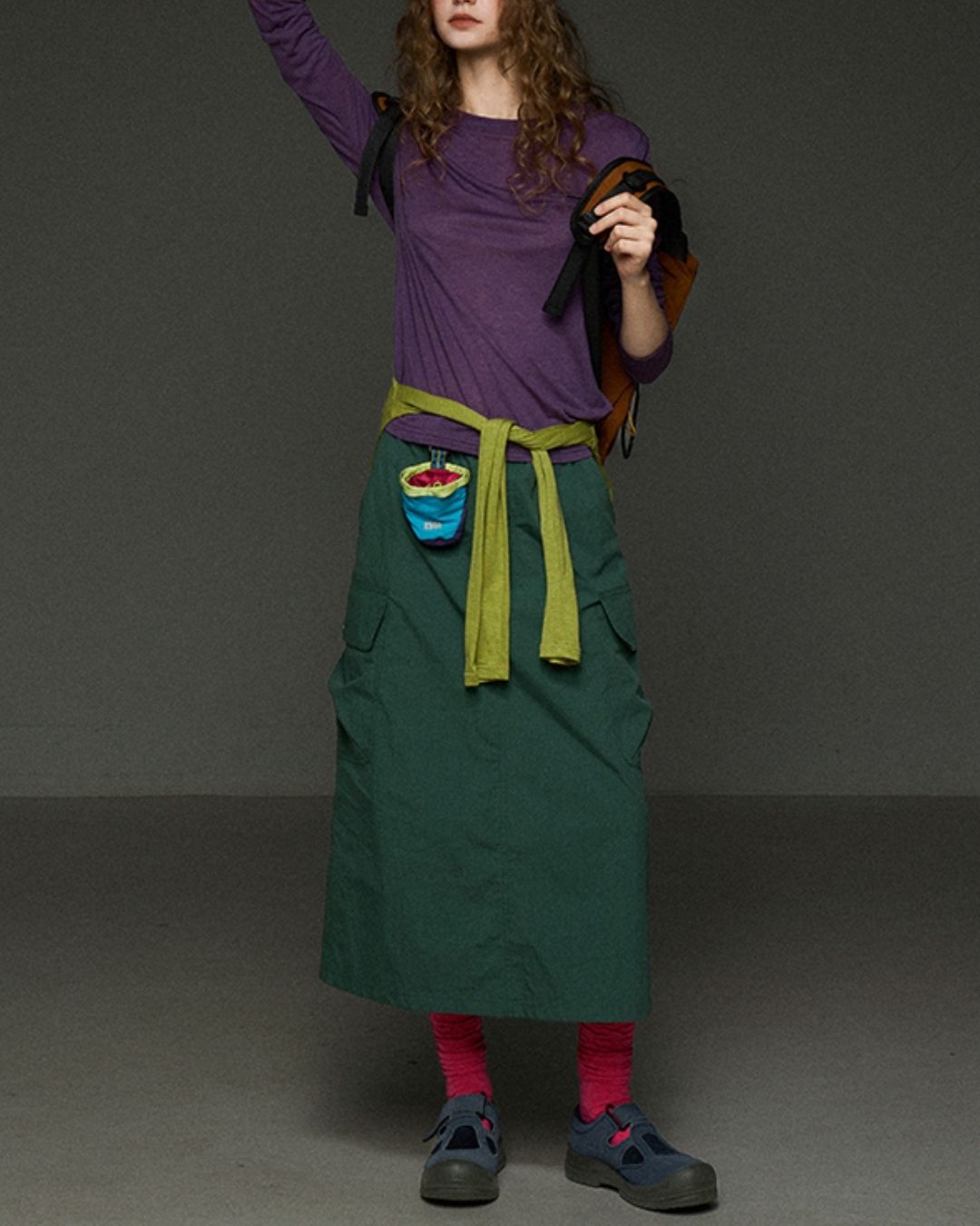 Boat Neck Slim Fit T-shirt　LT012