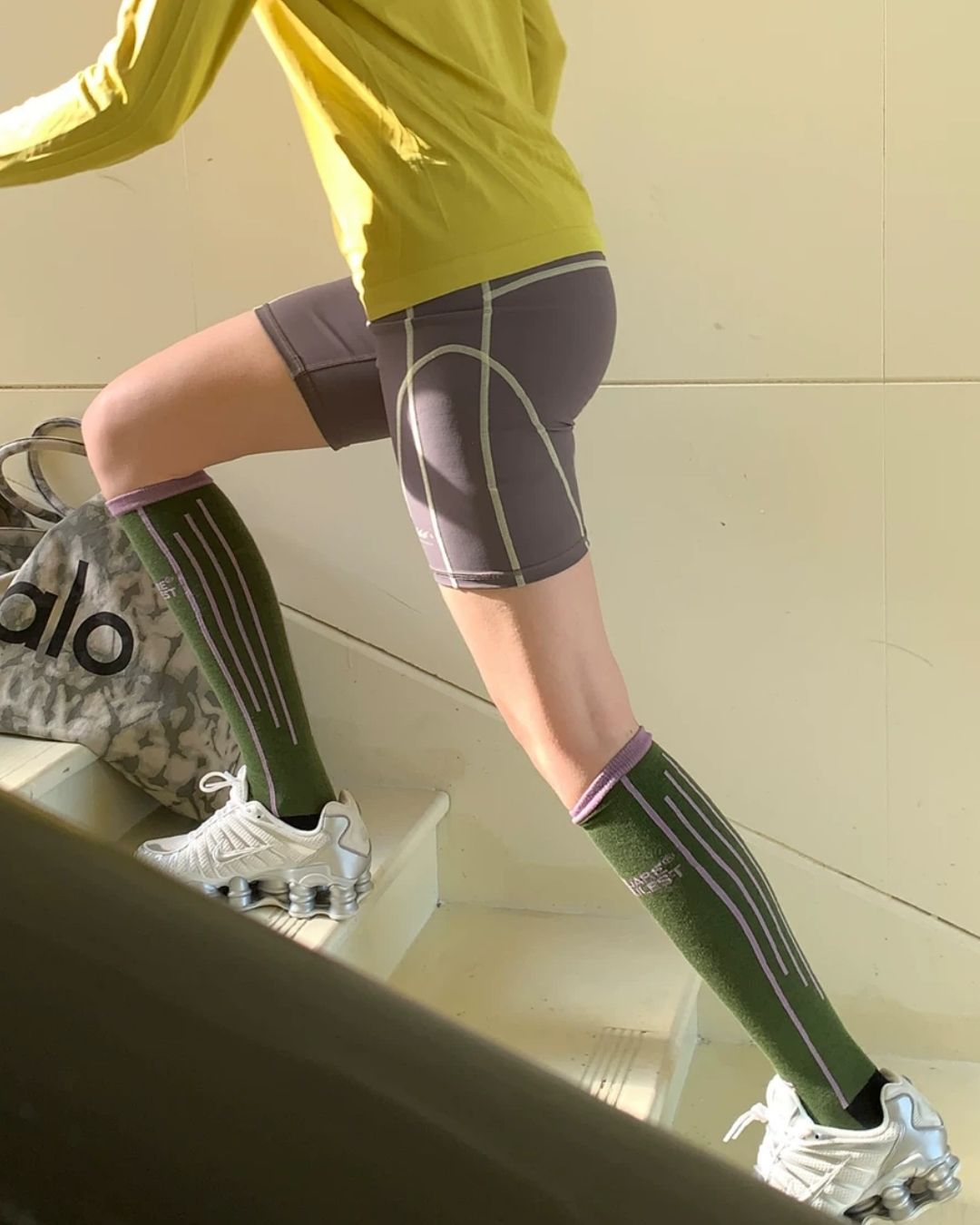 Color Block Fitness Shorts　SP002