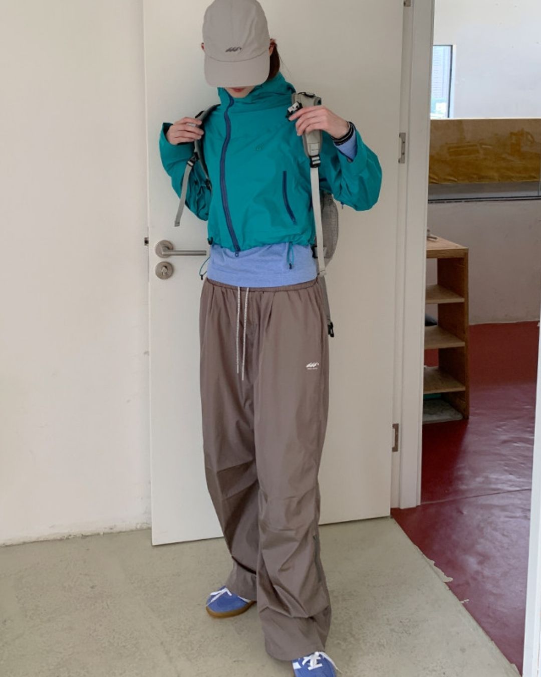 Drawcord Hem Outdoor Pants　PT041