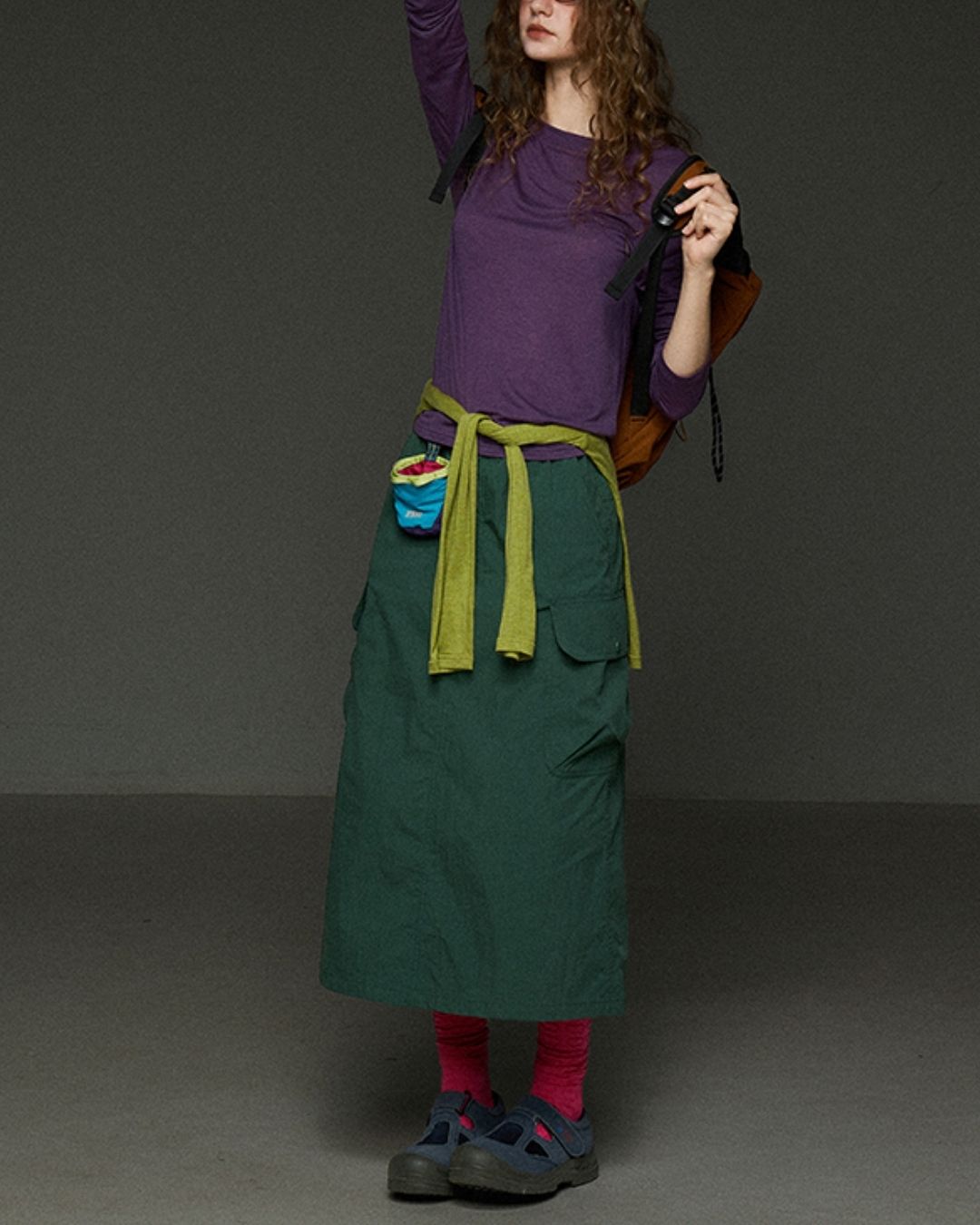 Boat Neck Slim Fit T-shirt　LT012