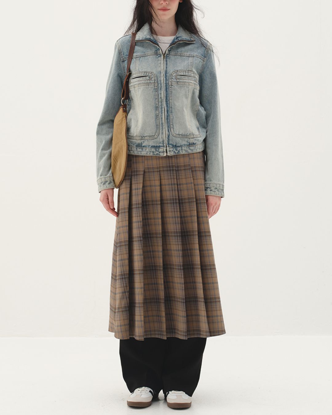 Washed Retro Denim Jacket　JK003