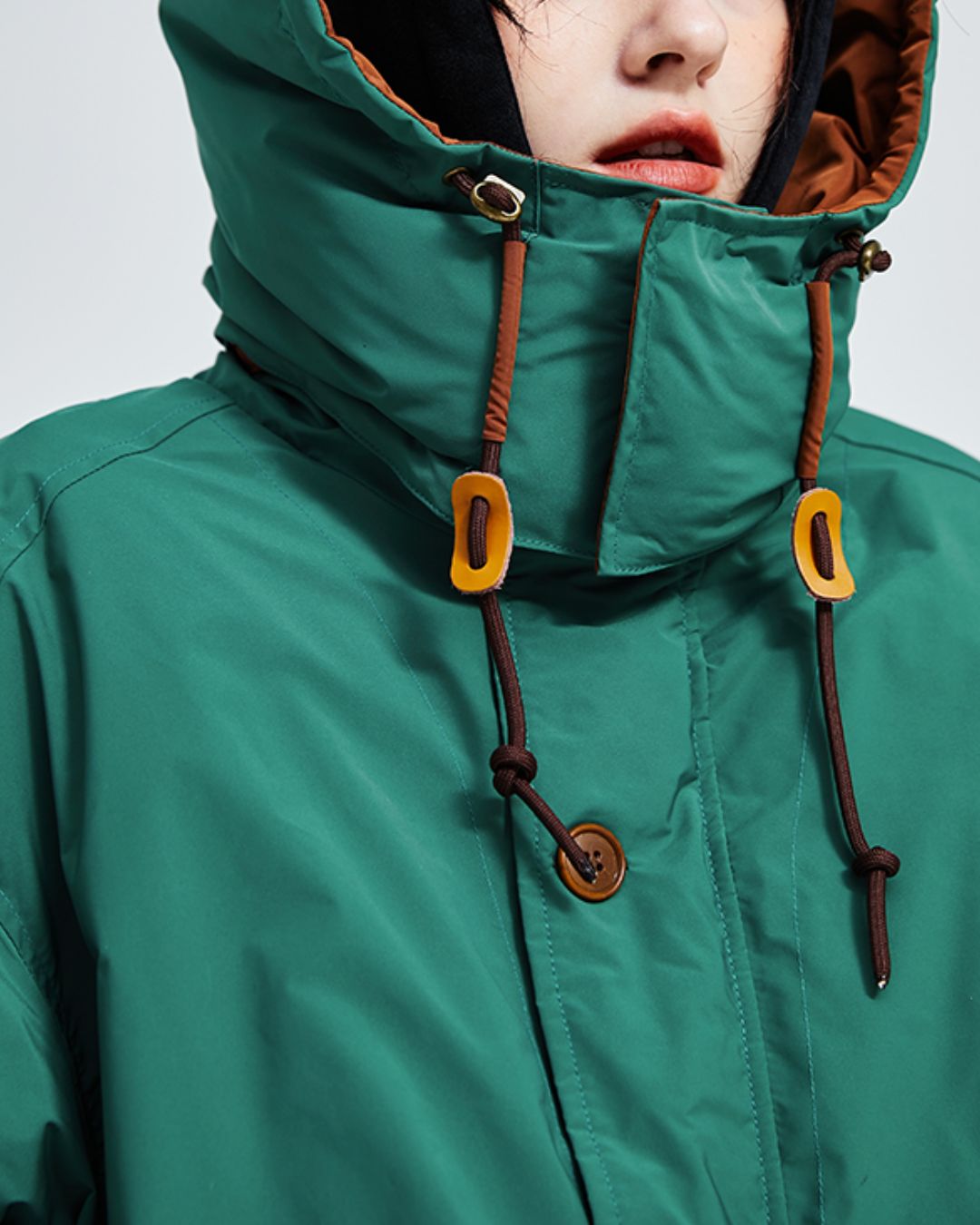 Casual Padded Contrast Color Jacket　JK071