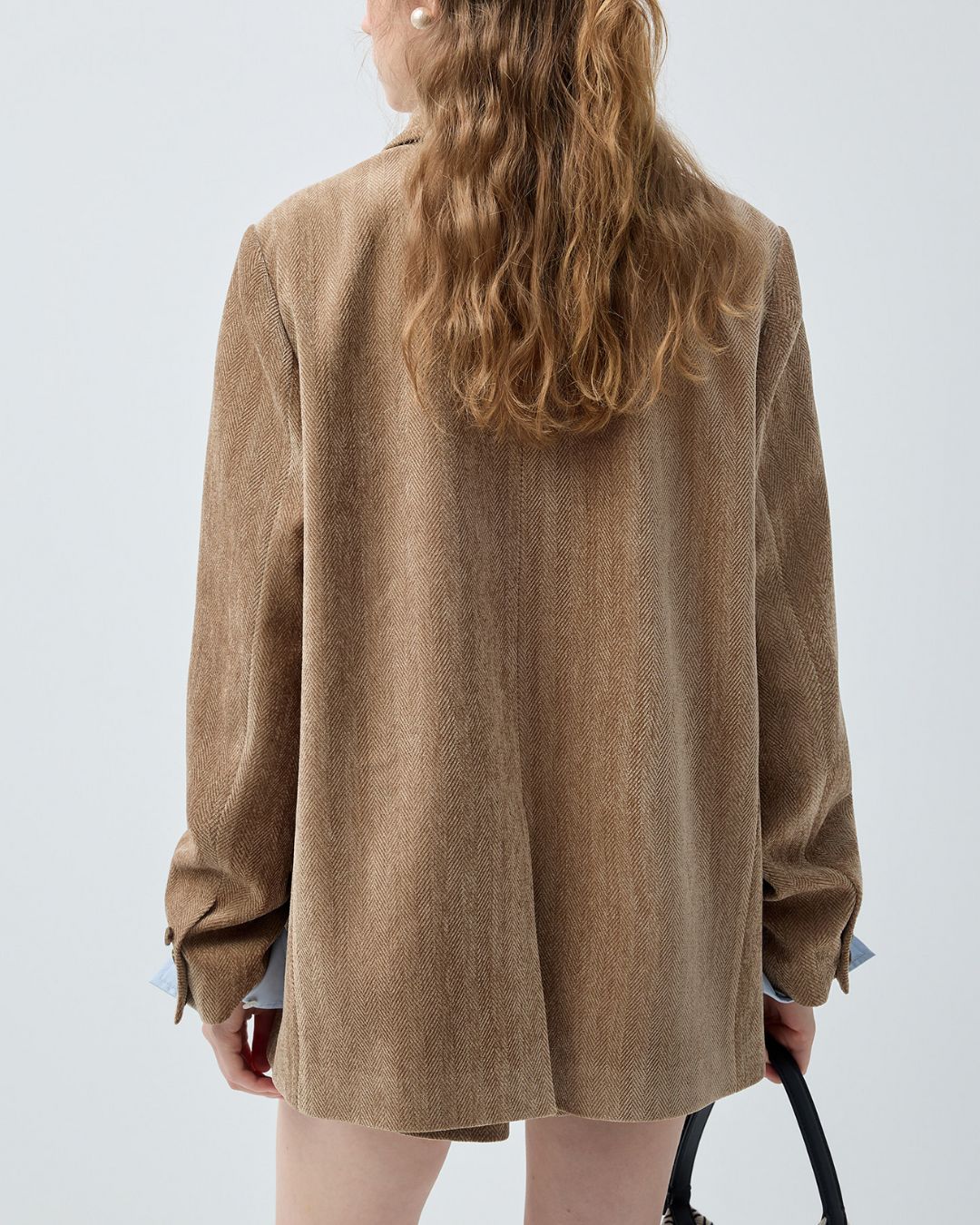 Herringbone Tailored Jacket ＆ Shorts　JK085