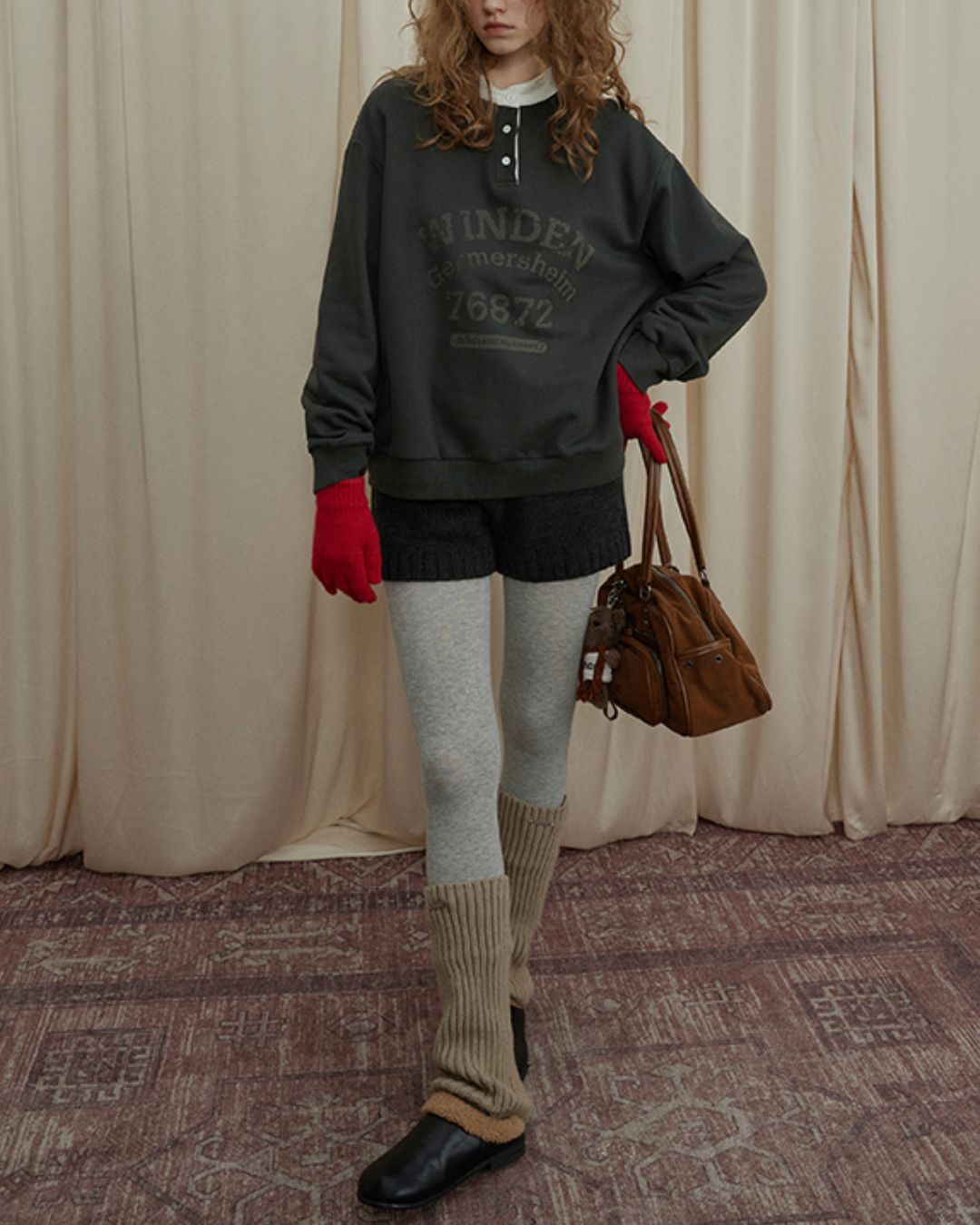 Vintage Logo Fake Layered Sweat　SW007