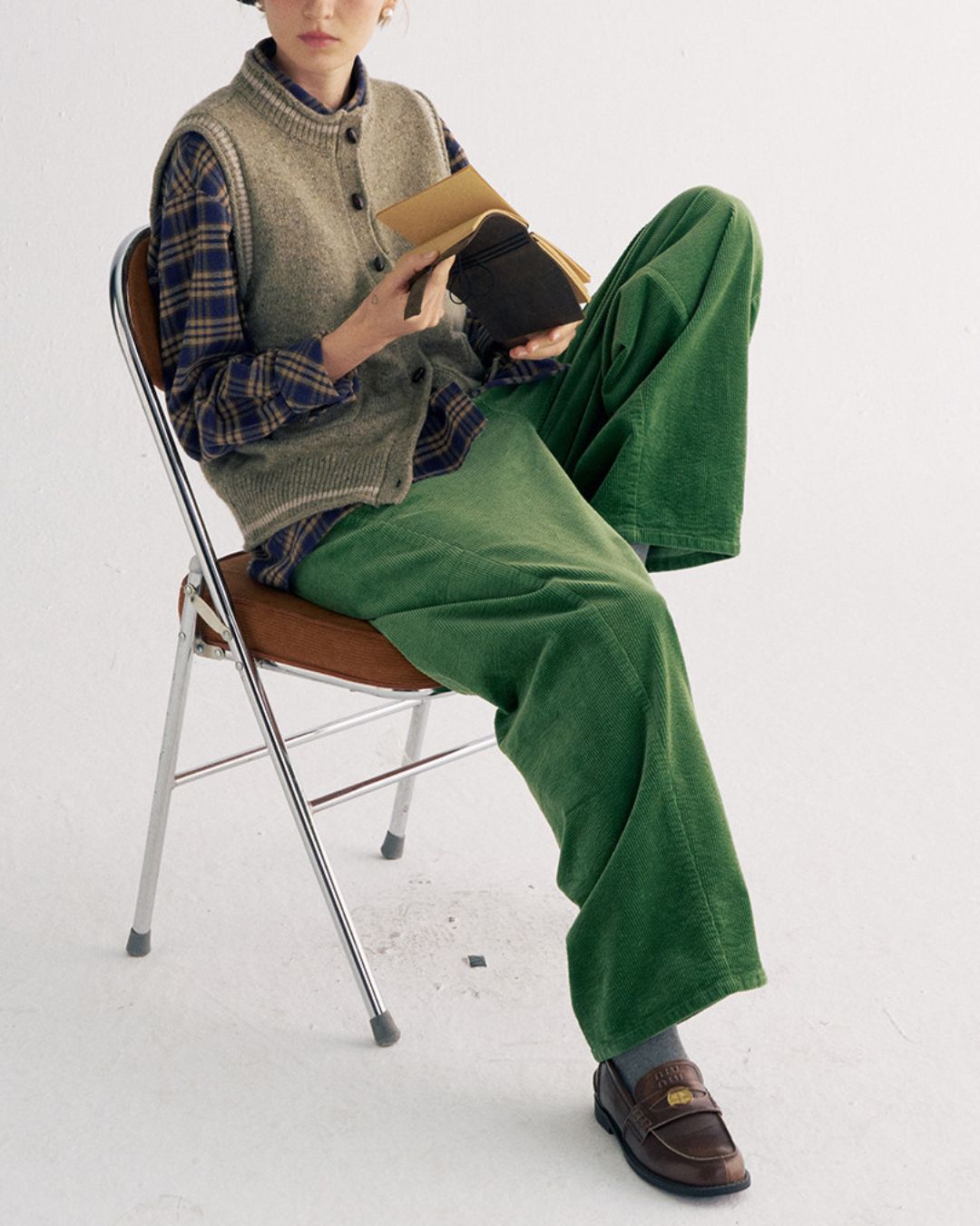 Vintage Corduroy Wide Pants　PT030