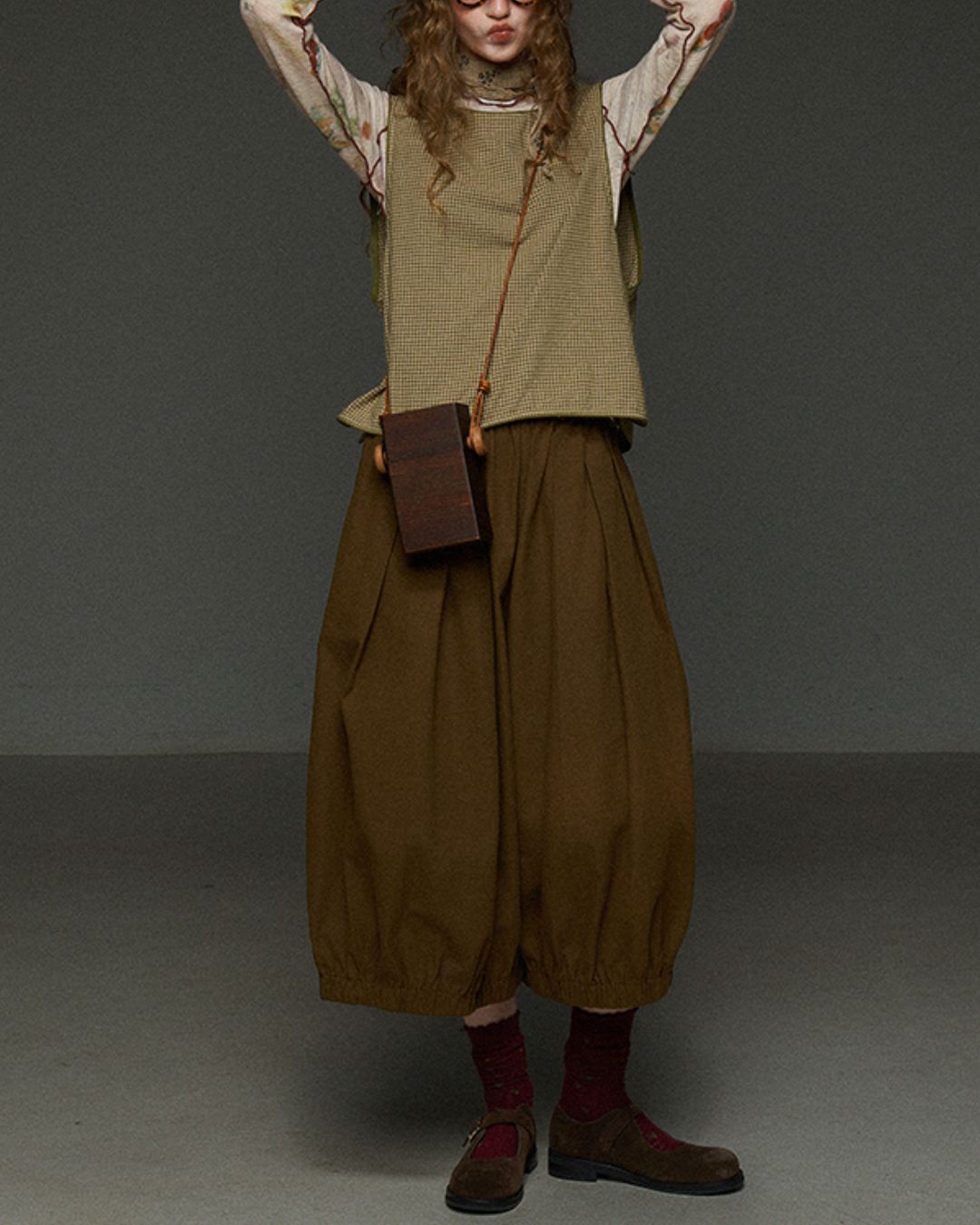 Cropped Pumpkin Pants　PT014