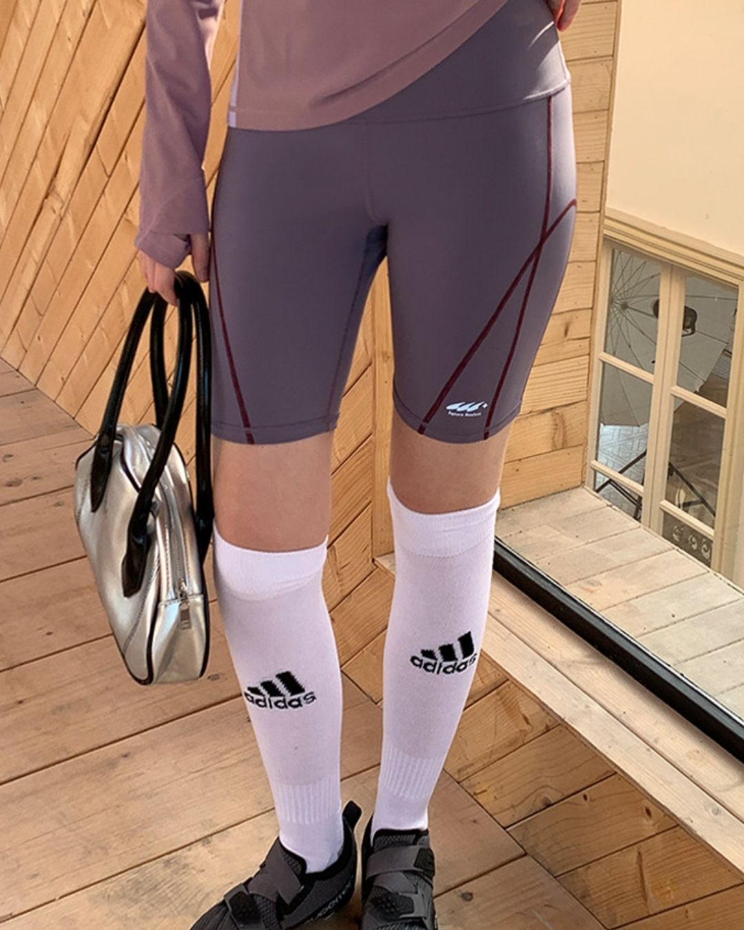 Color Block Fitness Shorts　SP002