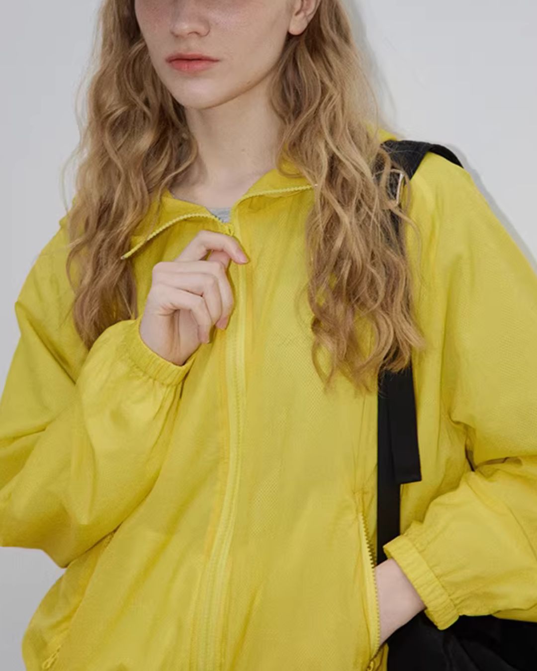 Nylon Short Hooded Jacket　JK092