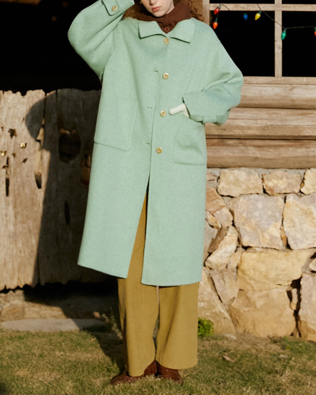 Double-faced Long Wool Coat　CT027