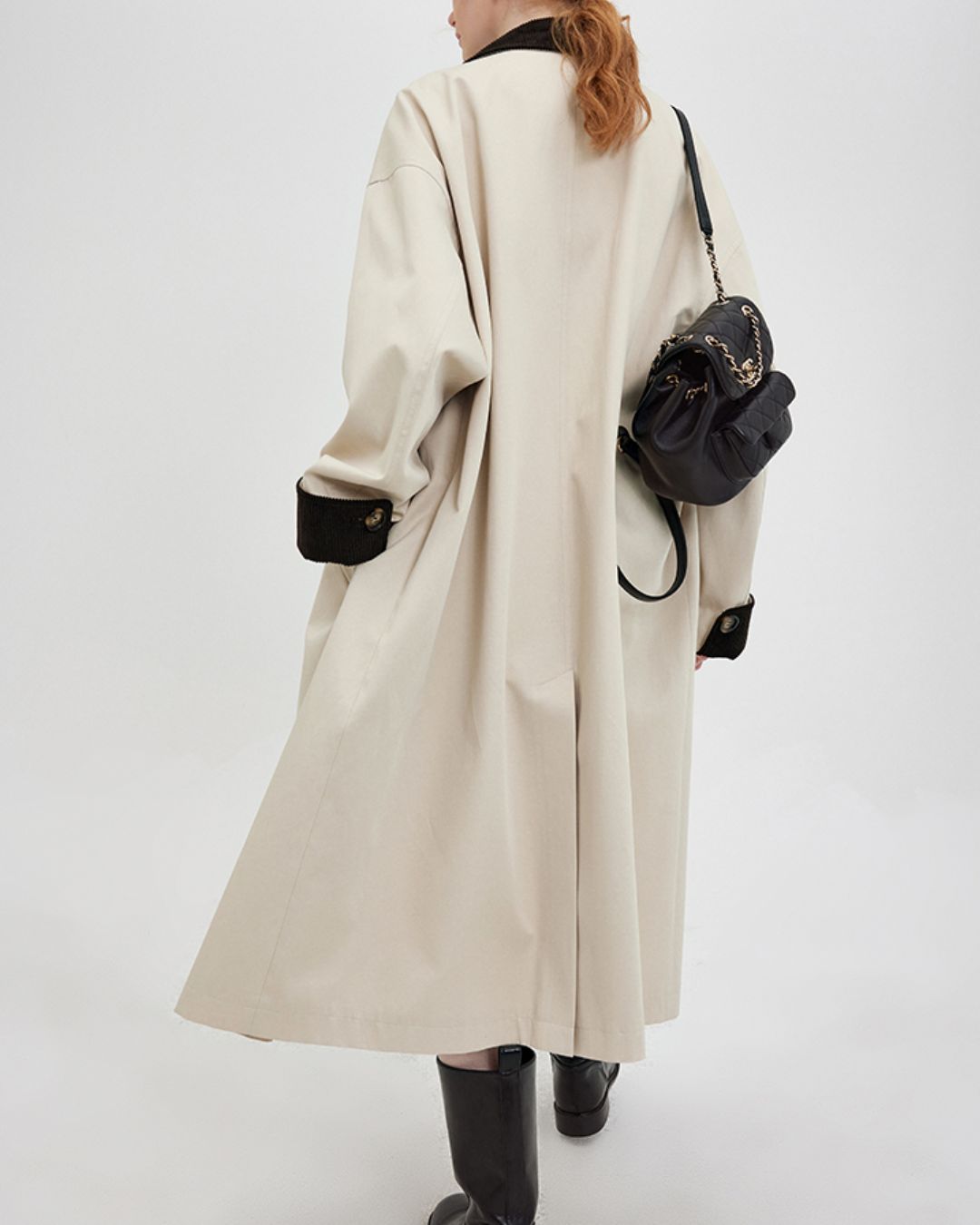 Contrast Color Classic Coat　CT007