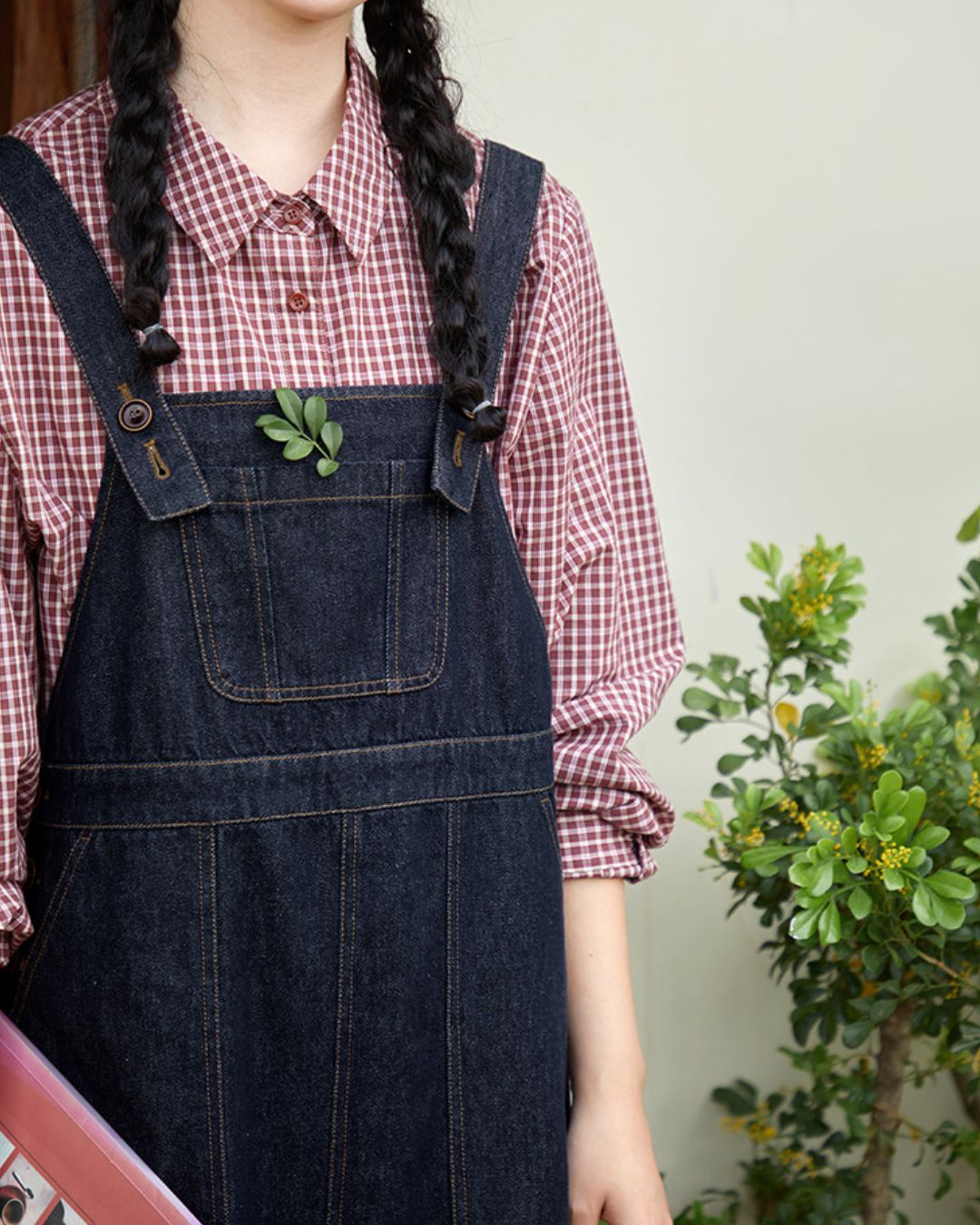 Denim Jumper Skirt　OP006