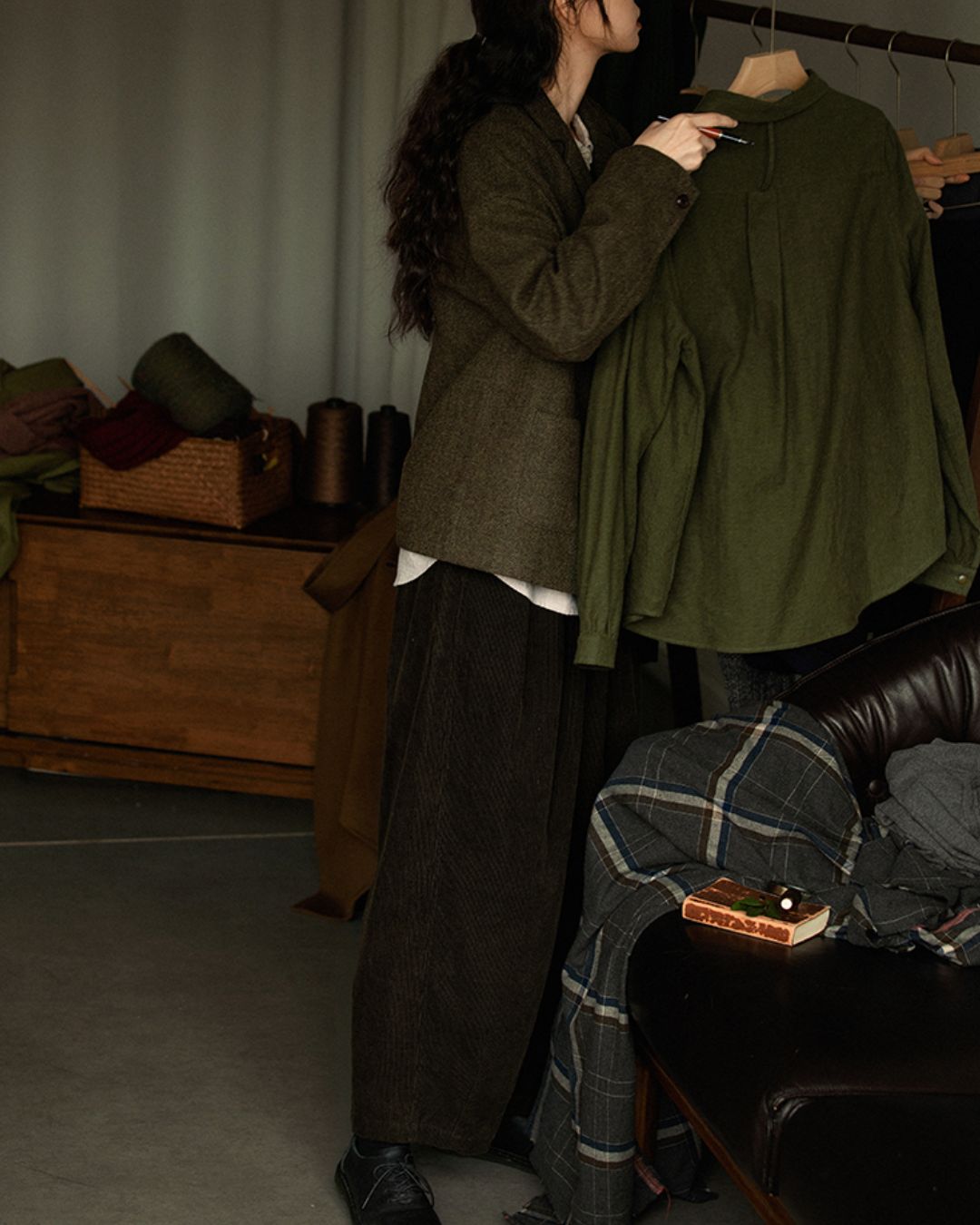 Retro Tweed Tailored Jacket　JK032