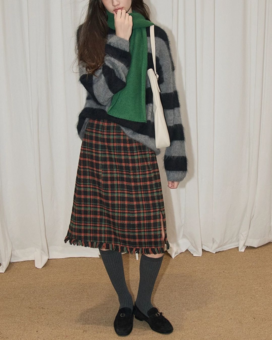 Thick Border Wool Loose Knit　KN061
