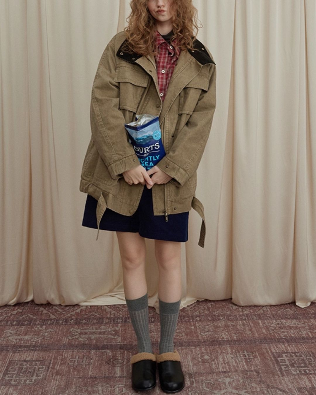 Washed Cotton Work Jacket　JK044