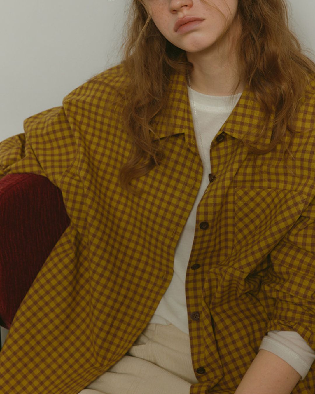 Relaxed Check Shirt　LS046