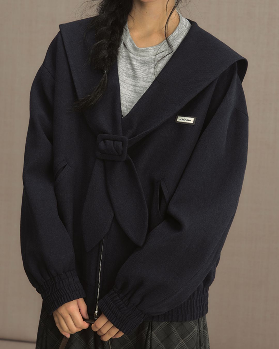 College Sailor Collar Jacket　JK023