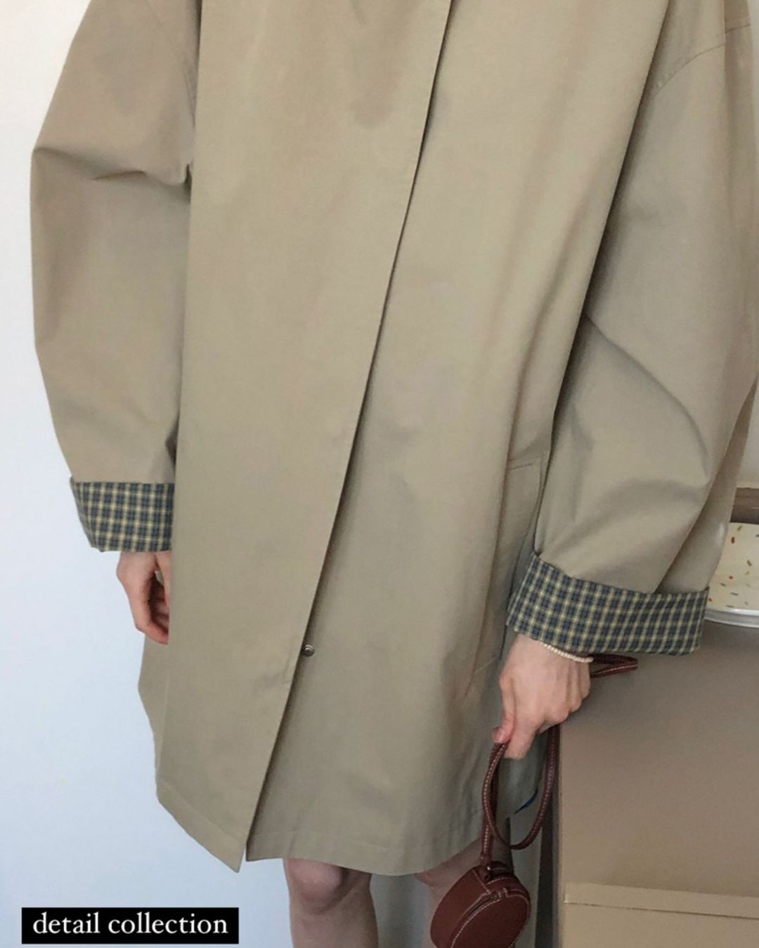 Stand Collar Mid-length Jacket　JK017