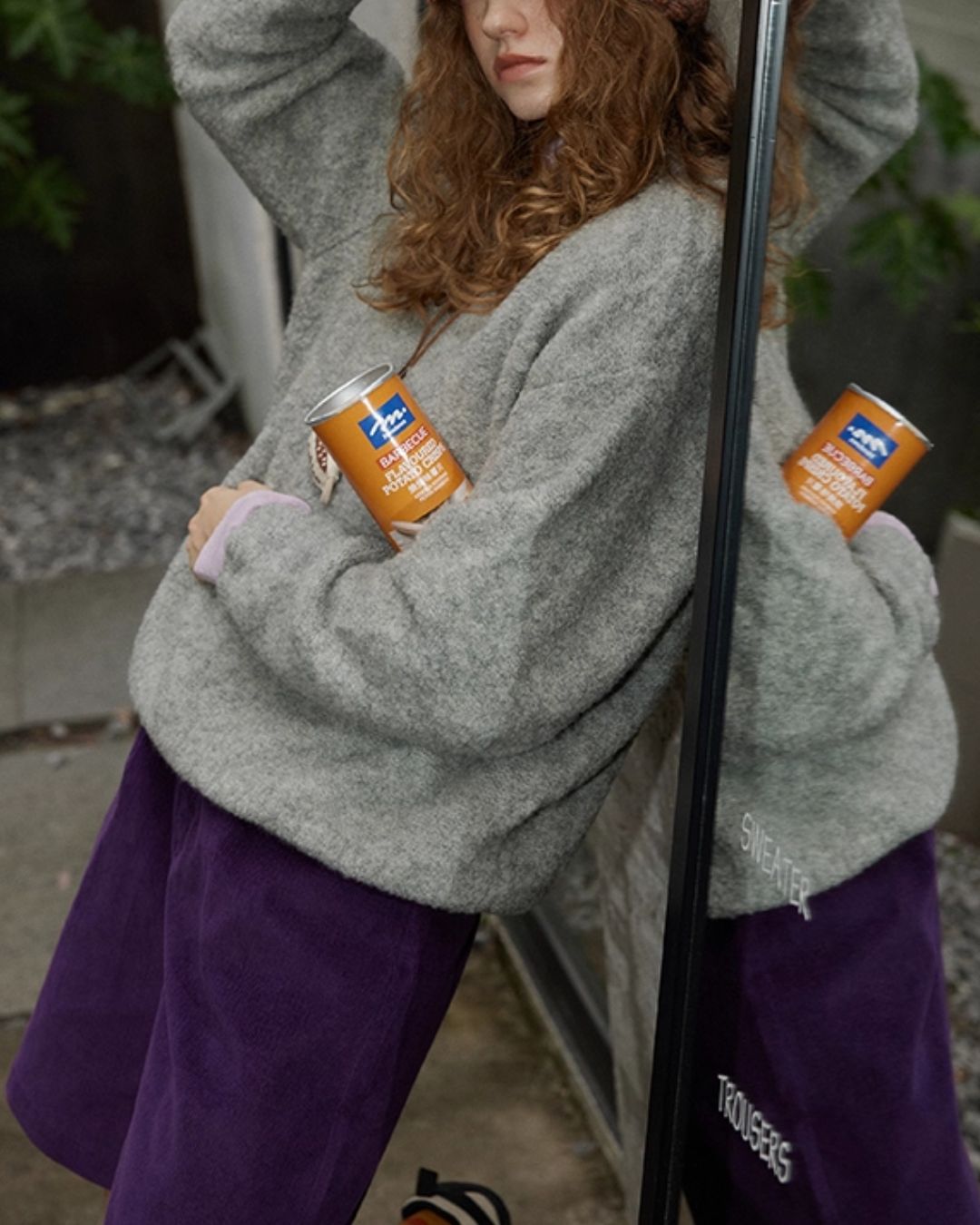 Wool Crew Neck Sweater　KN046