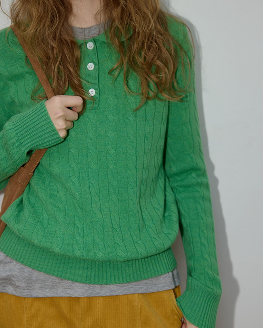 Polo Collar Casual  Knit　KN088