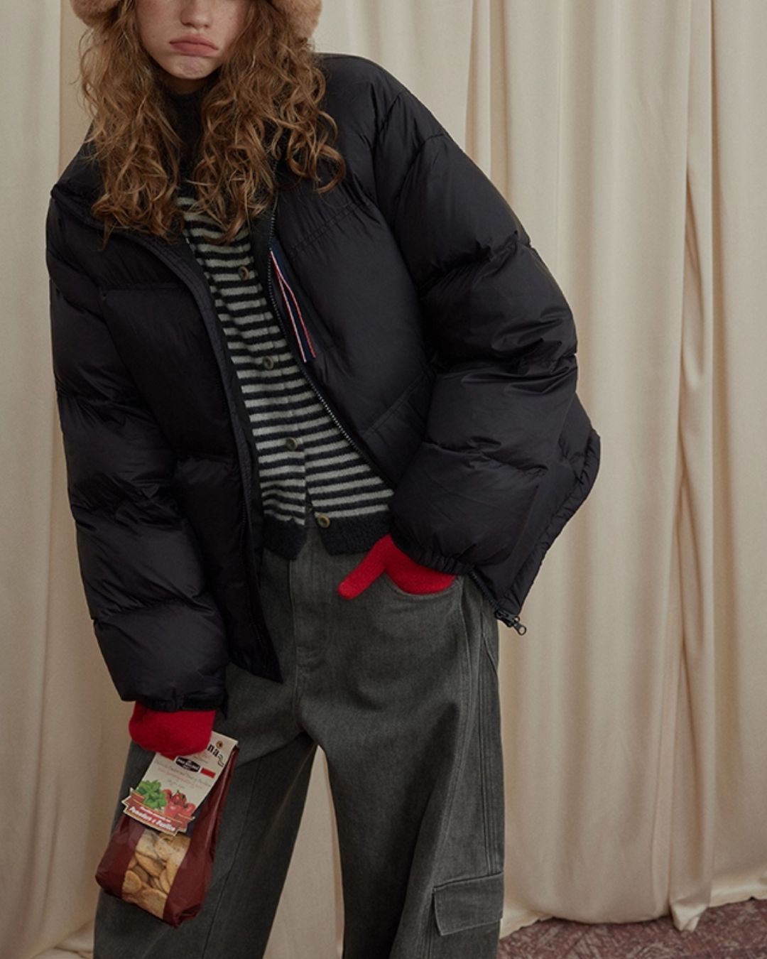 Stand Collar Down Jacket　JK040