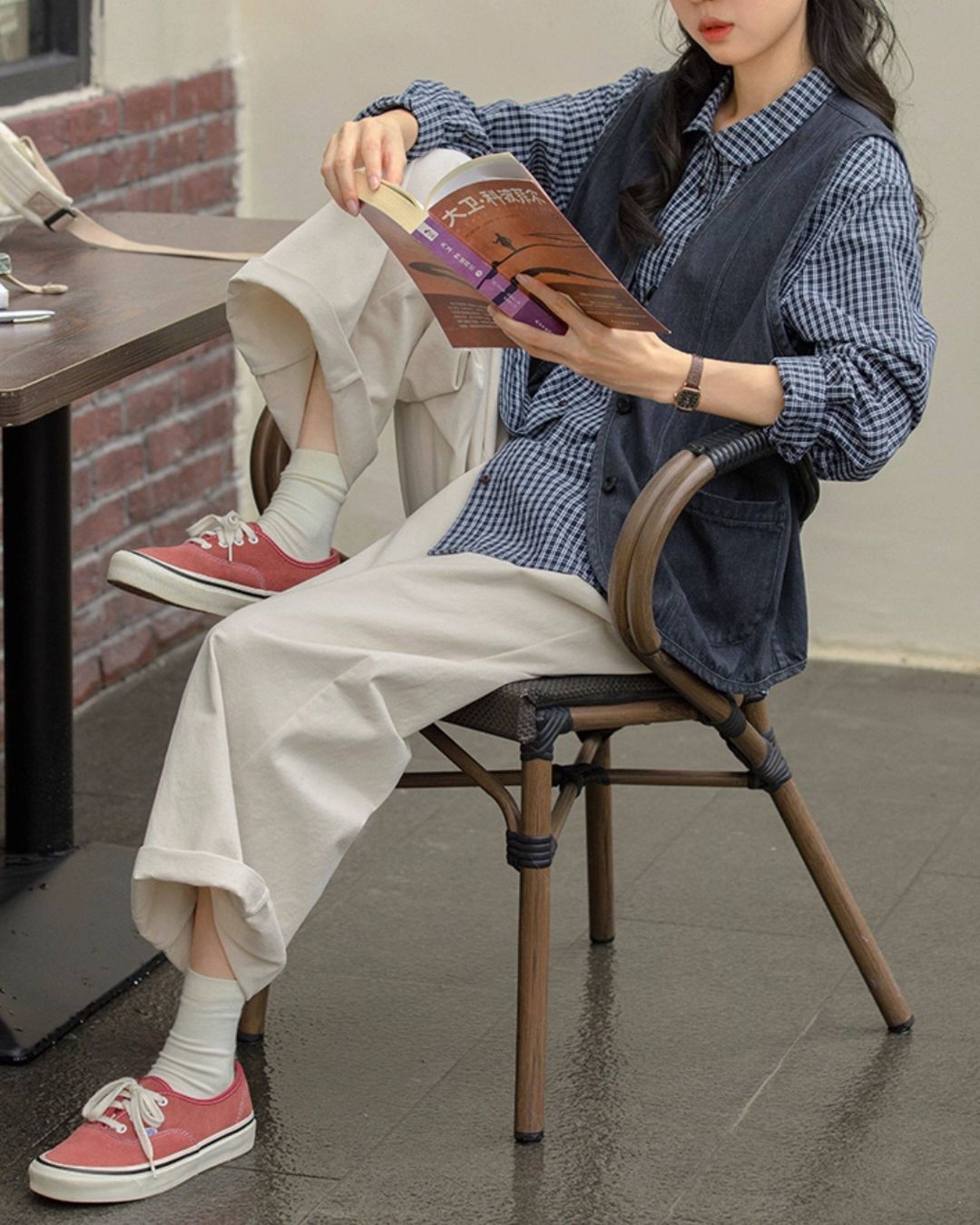 Cotton Wide Pants　PT043