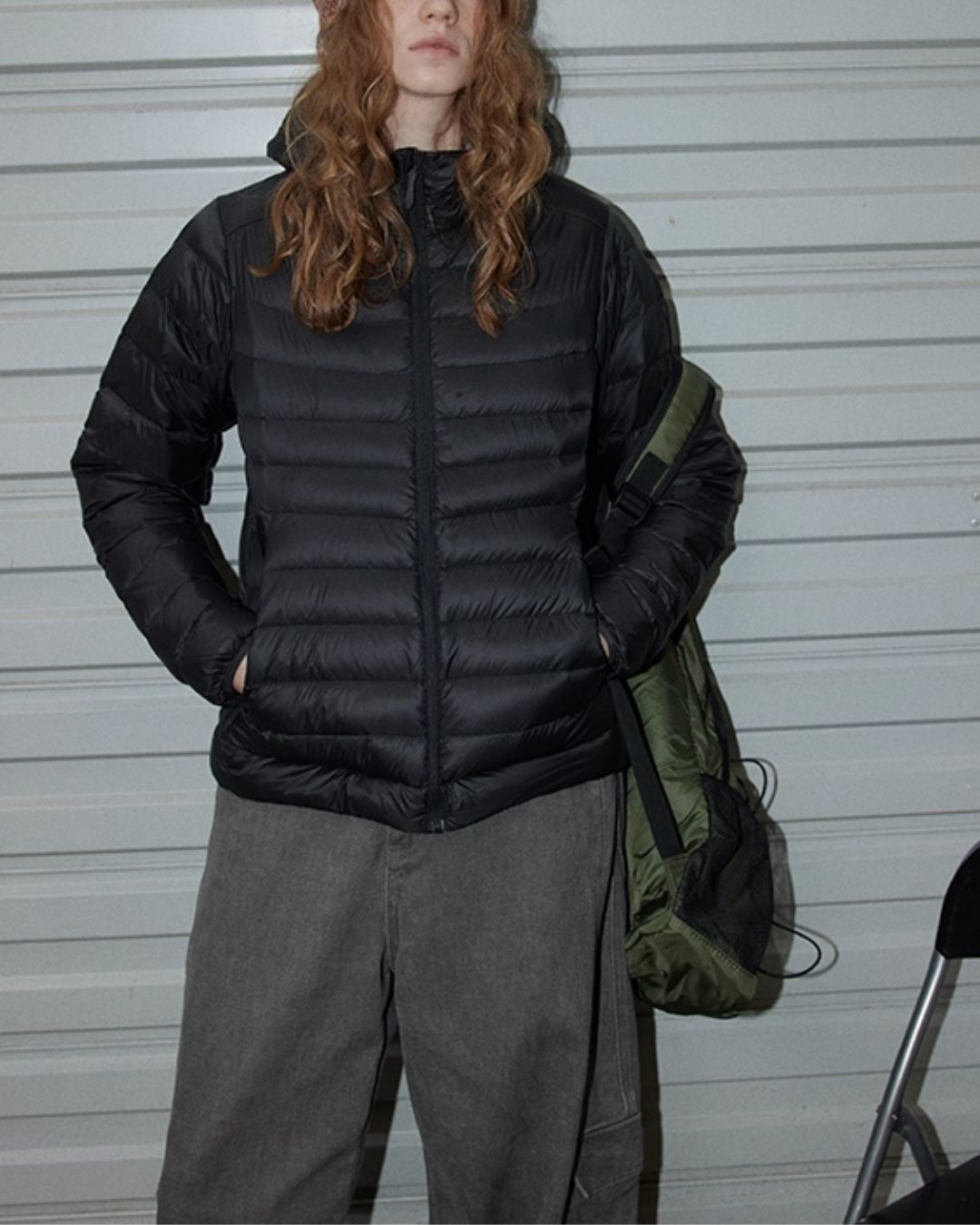 Lightweight Hooded Down Jacket　JK053