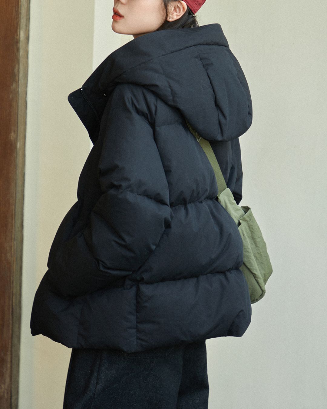 Casual Hooded Down Jacket　JK063