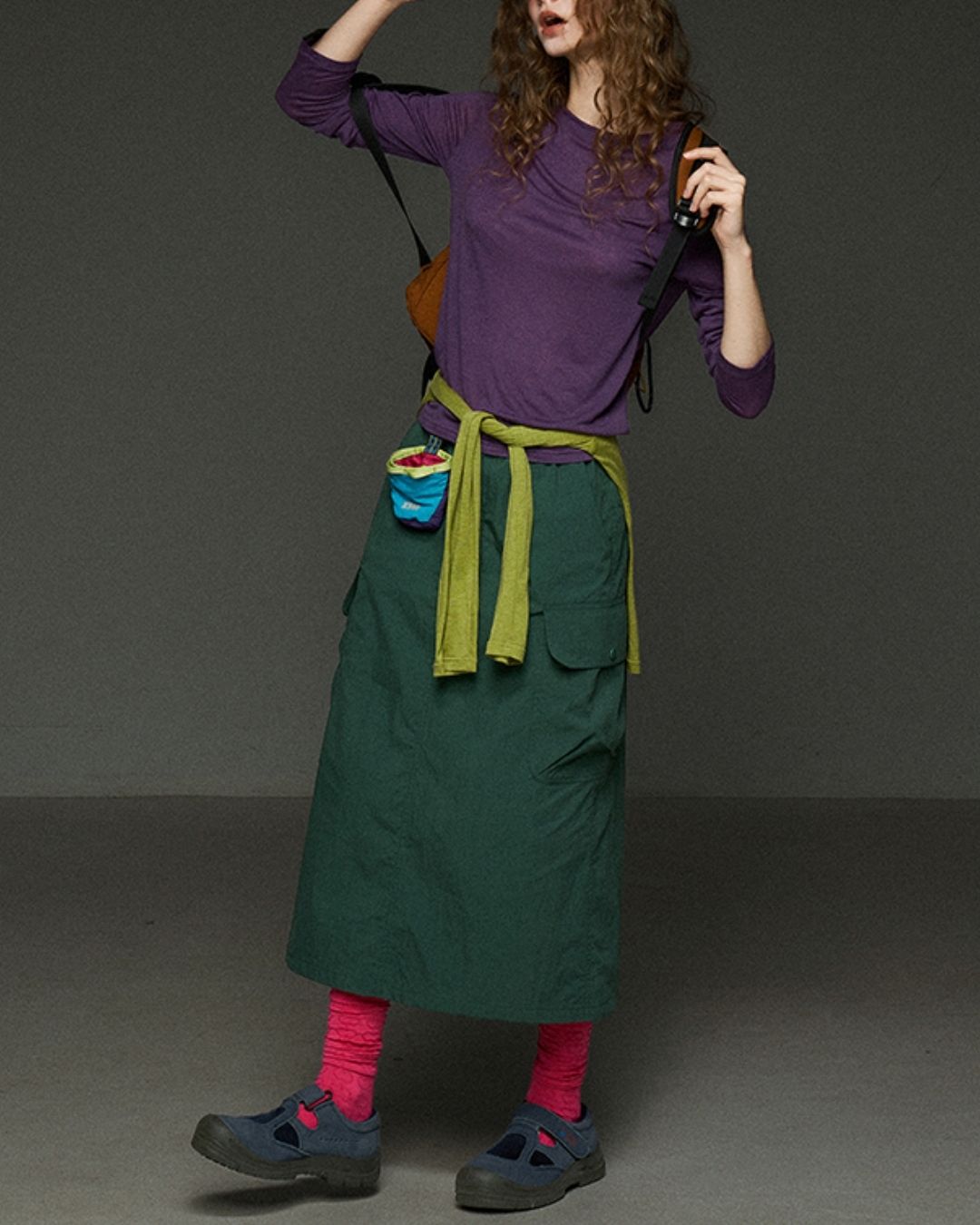 Boat Neck Slim Fit T-shirt　LT012