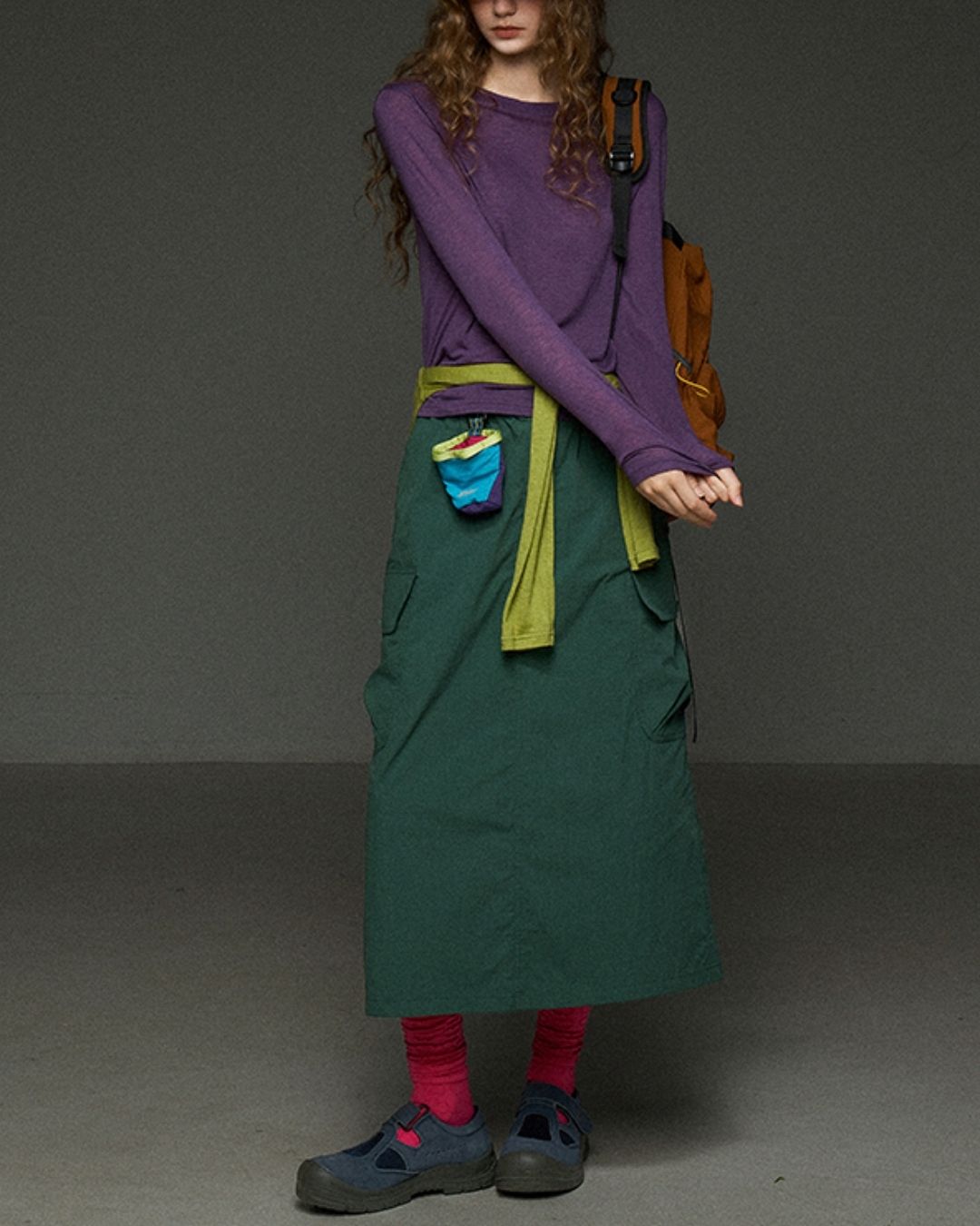 Boat Neck Slim Fit T-shirt　LT012