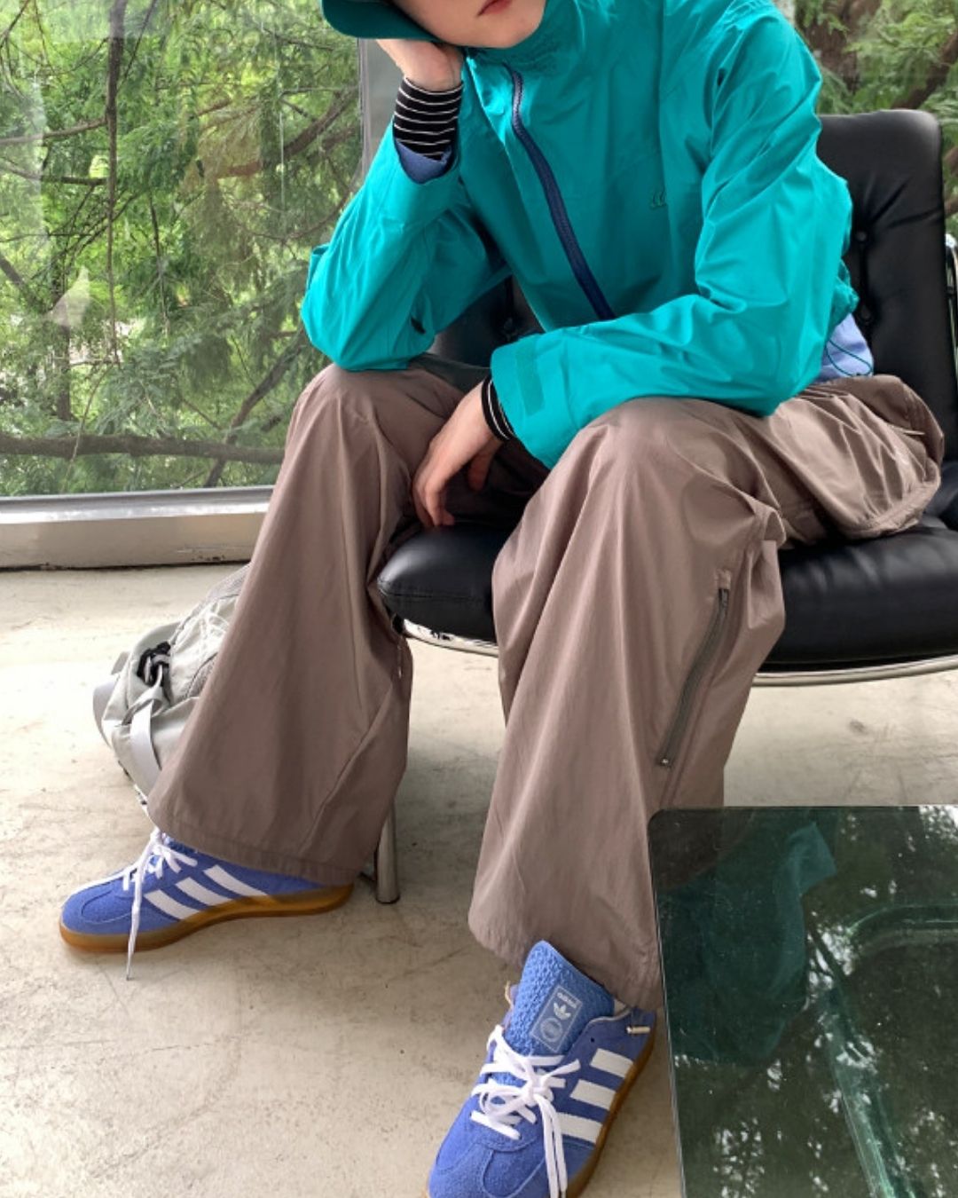 Drawcord Hem Outdoor Pants　PT041