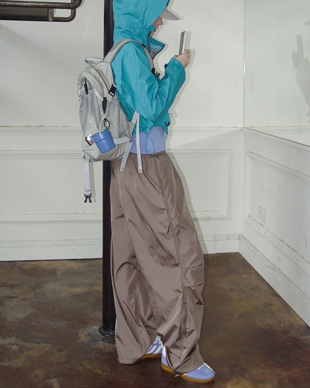 Drawcord Hem Outdoor Pants　PT041