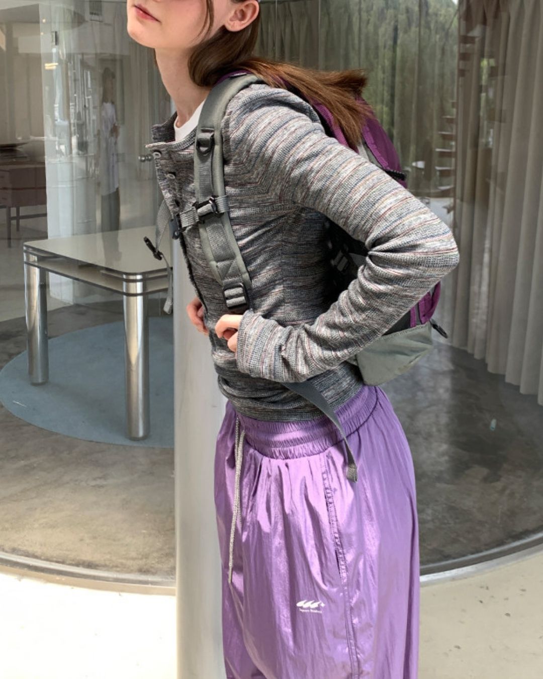 Drawcord Hem Outdoor Pants　PT041