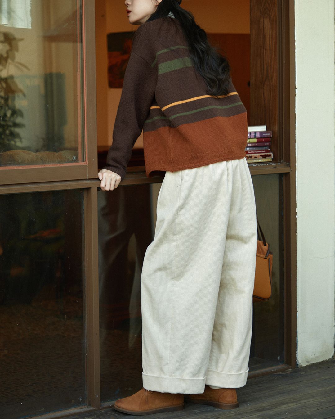 Corduroy Double Wide Pants　PT029