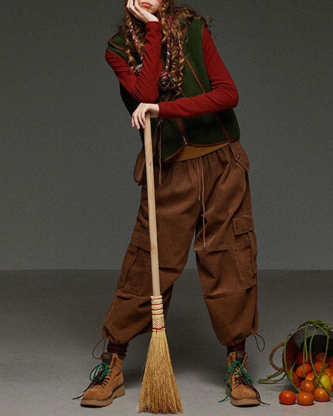 Colorblock Turtleneck T-Shirt　LT017