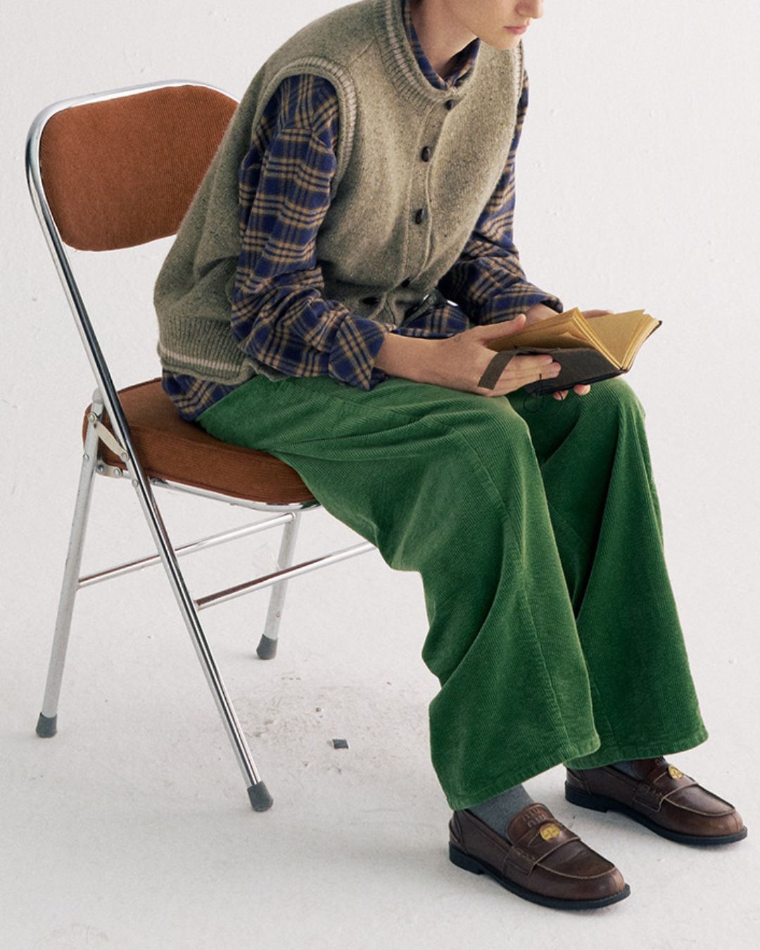 Vintage Corduroy Wide Pants　PT030