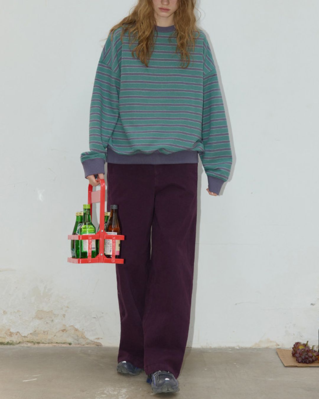 Relaxed Border Sweat Pullover　SW008