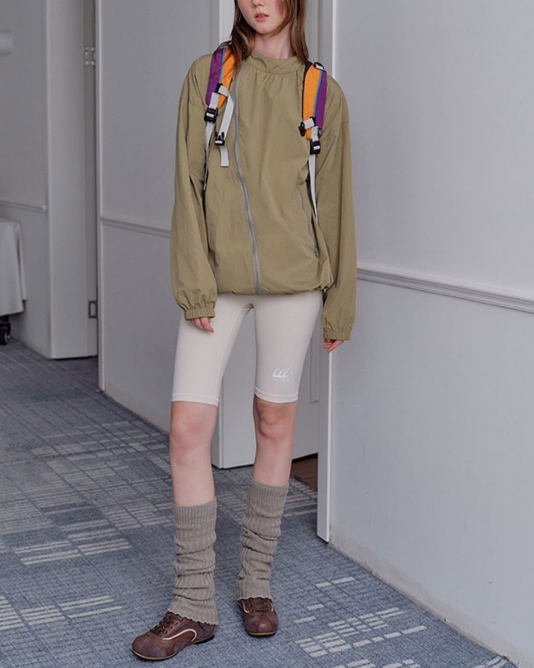 High-waisted Above-the-knee Fitness Pants　SP003